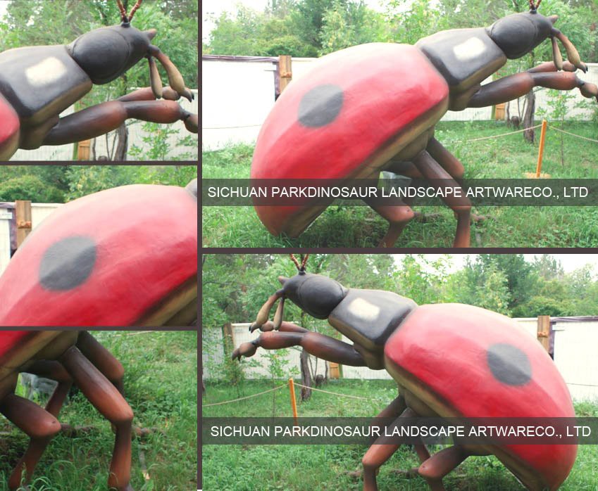 Outdoor Giant Lifelike Insect Statue For Park Decoration-X